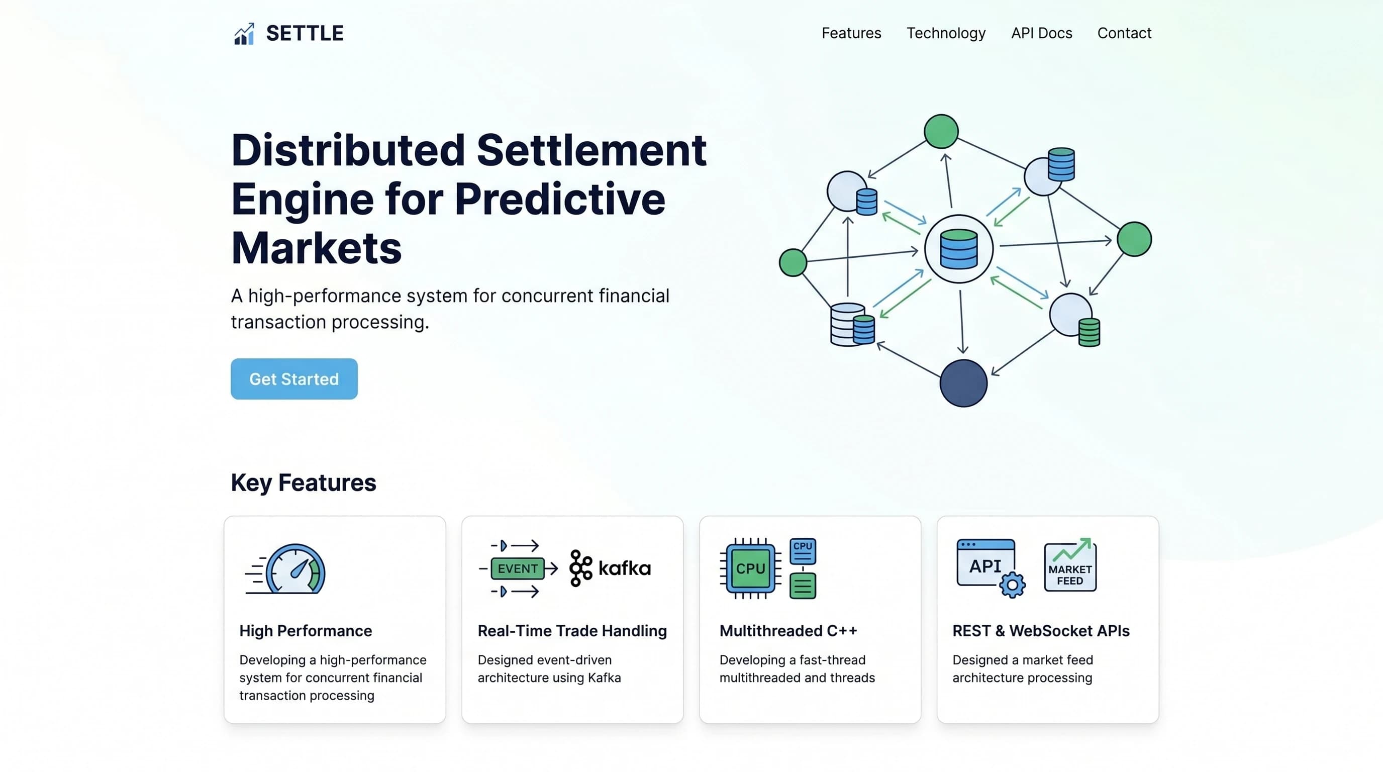Distributed Settlement Engine for Predictive Markets
